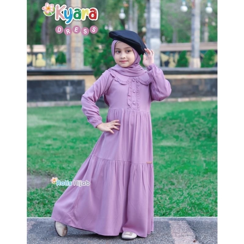 Gamis rayon anak/Kyara dress