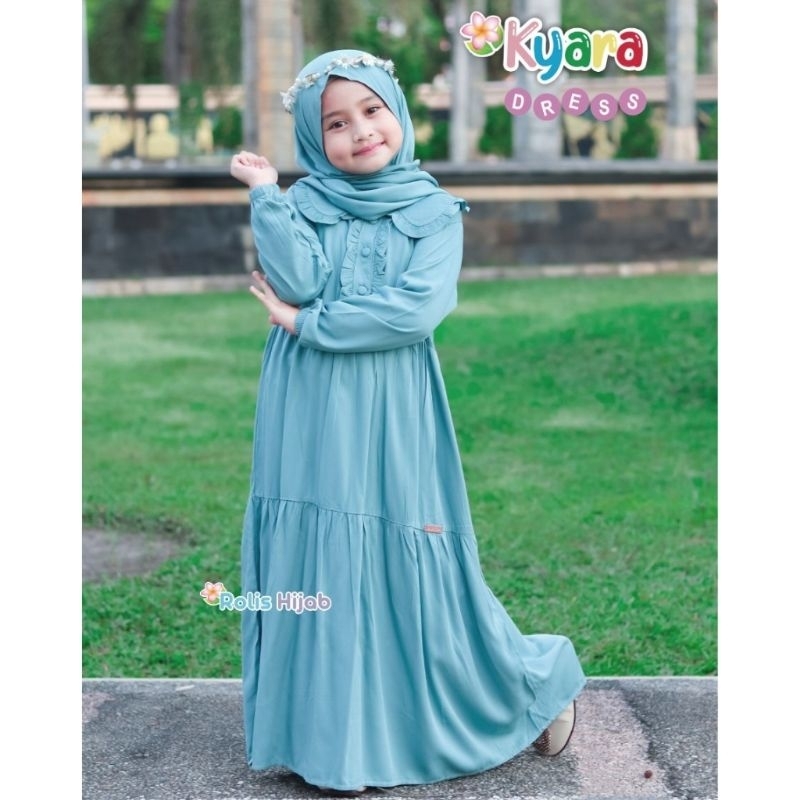 Gamis rayon anak/Kyara dress