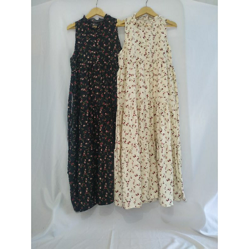 [OTULILI] HARA MAXY DRESS | GAMIS ALA HARA SKIRT RUFFLE BUSUI LEBARAN 2023 TERBARU | FLORAL DRESS VI