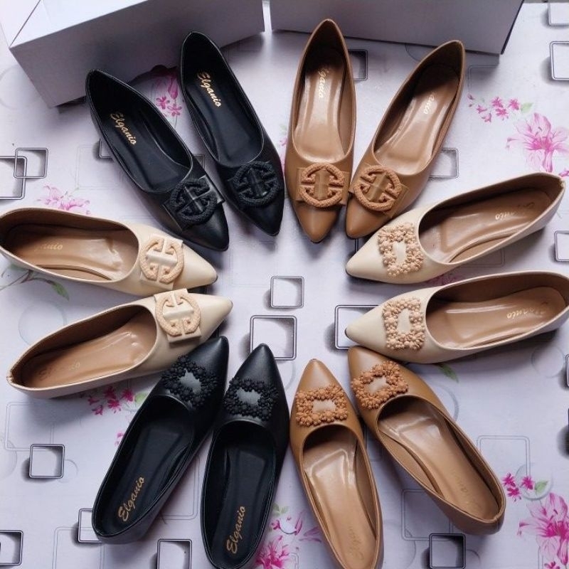 Elganio Sepatu flat