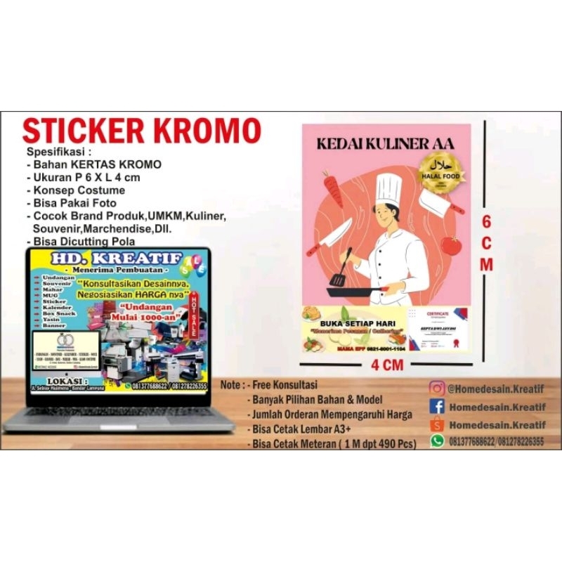 

Sticker Kromo