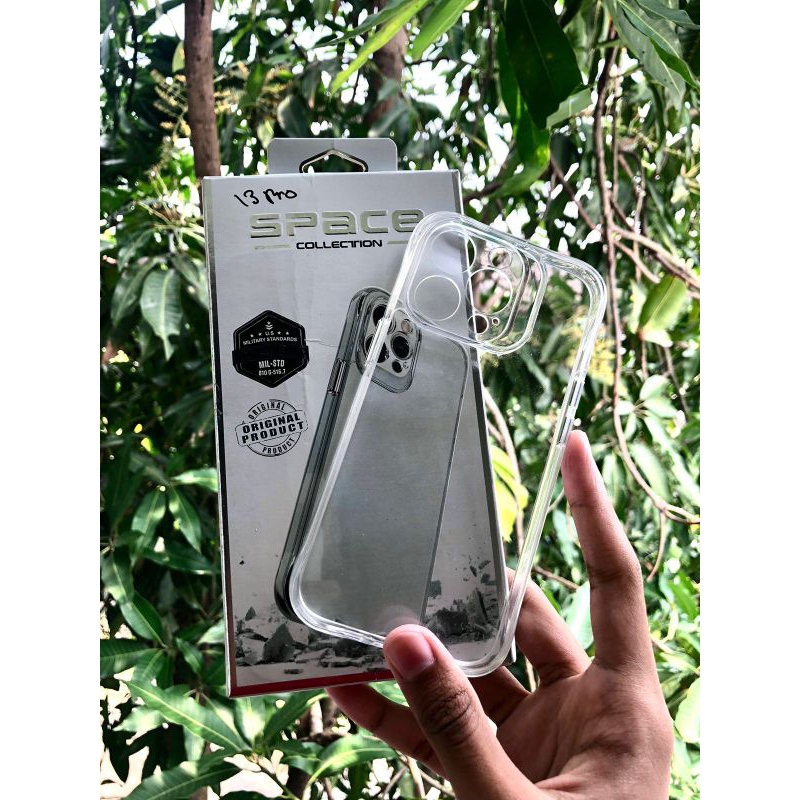 Casing Space Military Drop iPhone 13 Pro Clear Case