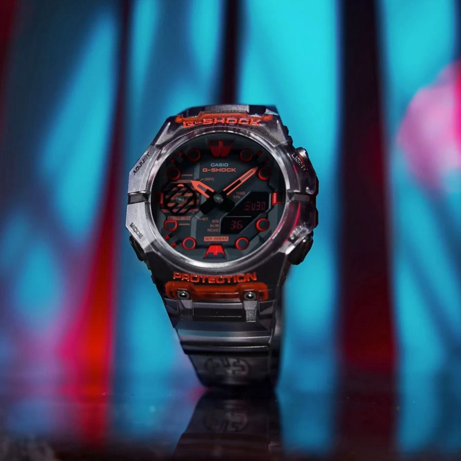 Jam Tangan Casio G-SHOCK GA-B001G-1A Gshock B001 Black Red Panther Edition