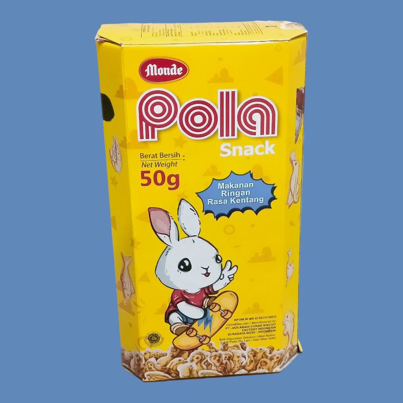 

Monde Pola Potato Crackers Snack Biscuit 25gr 50gr