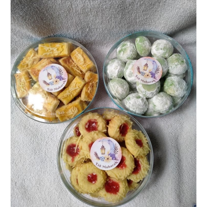 

Kue Kering 250gr Nastar / Putri Salju / Thumbprint / Kastengel