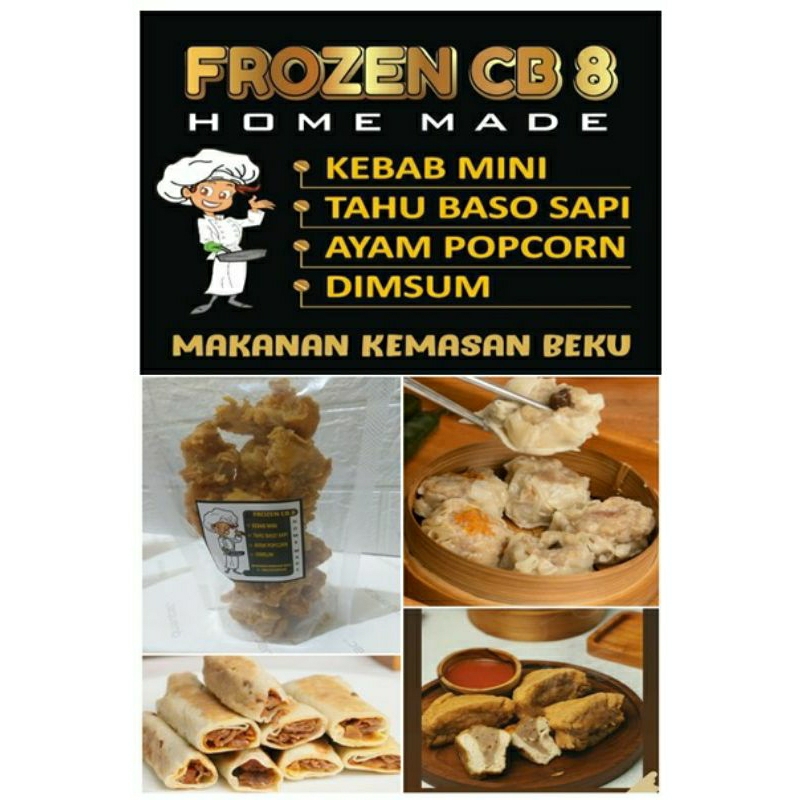 

makanankemasanbeku(Frozen Food)AyamPopcorn,Dimsum,KebabMiniDagingSapi,TahuBasoSapi