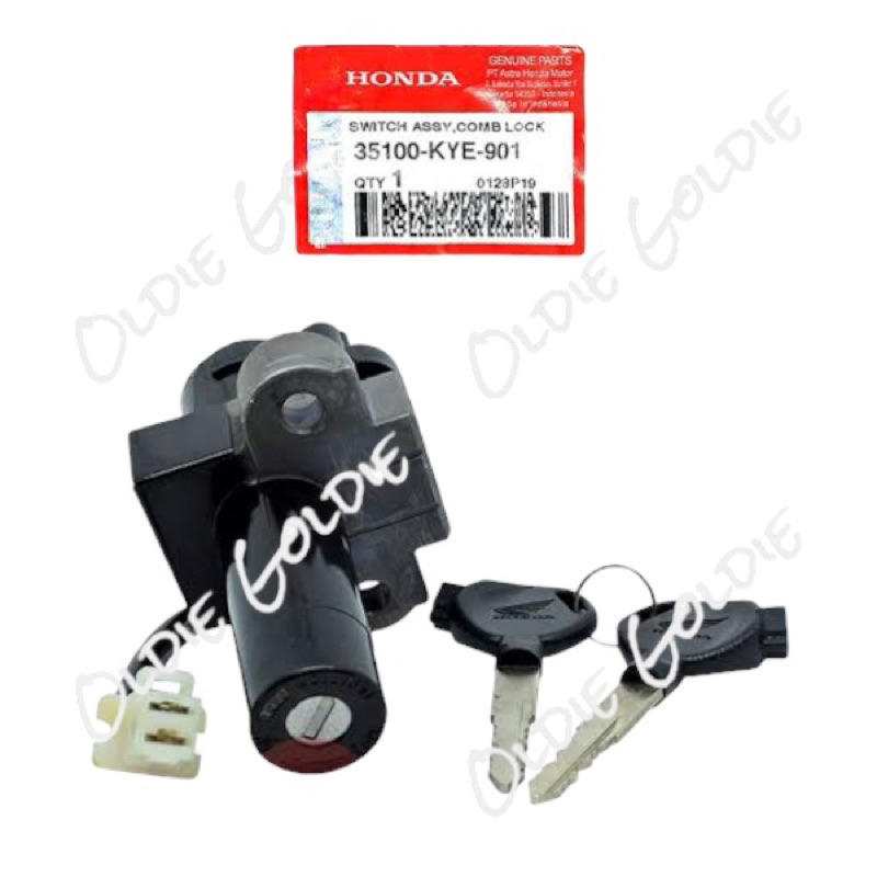35100-KYE-901 Kunci Kontak Switch Assy Comb & Lock CB150 Verza 2018 Mega Pro New 2010 - 2014 Verza 1
