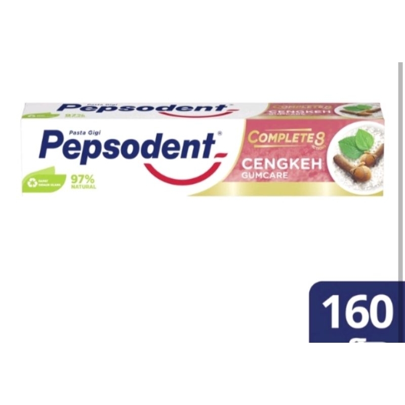 99 PEPSODENT "Pasta Gigi Complete 8 Actions Cengkeh Gumcare" 160g