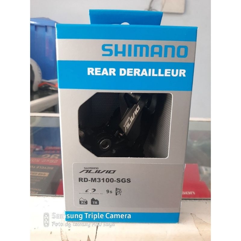 RD Shimano 9 Speed Alivio M3100 Long Cage Shadow