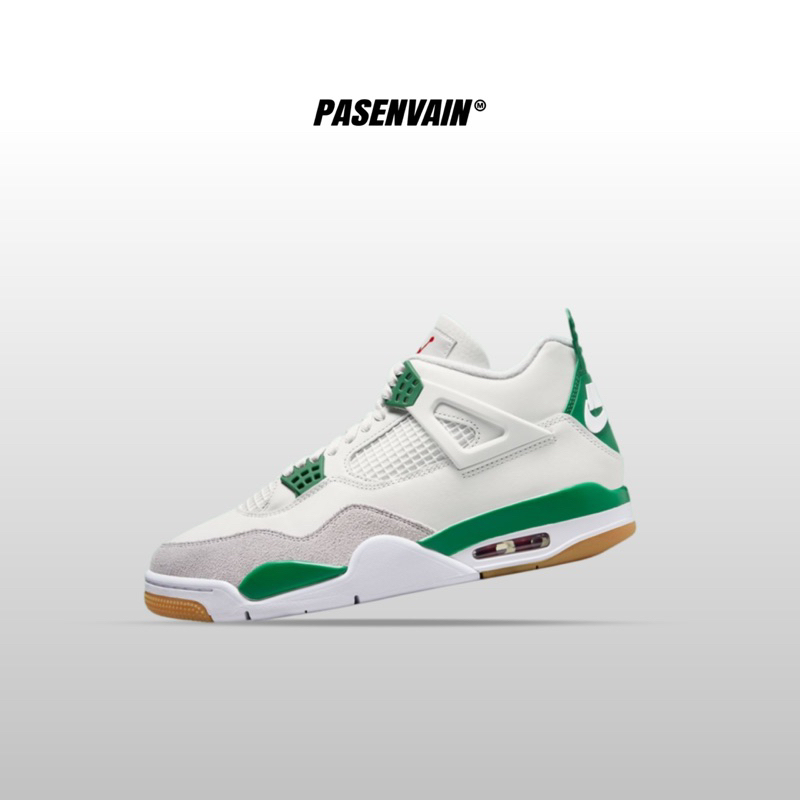 Air Jordan 4 x Nike SB SP Pine Green 100% Original