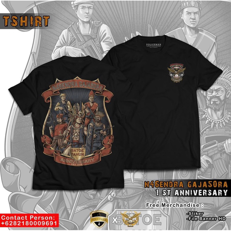 T-SHIRT ANNIVERSARY N46ENDRA GAJA50RA
