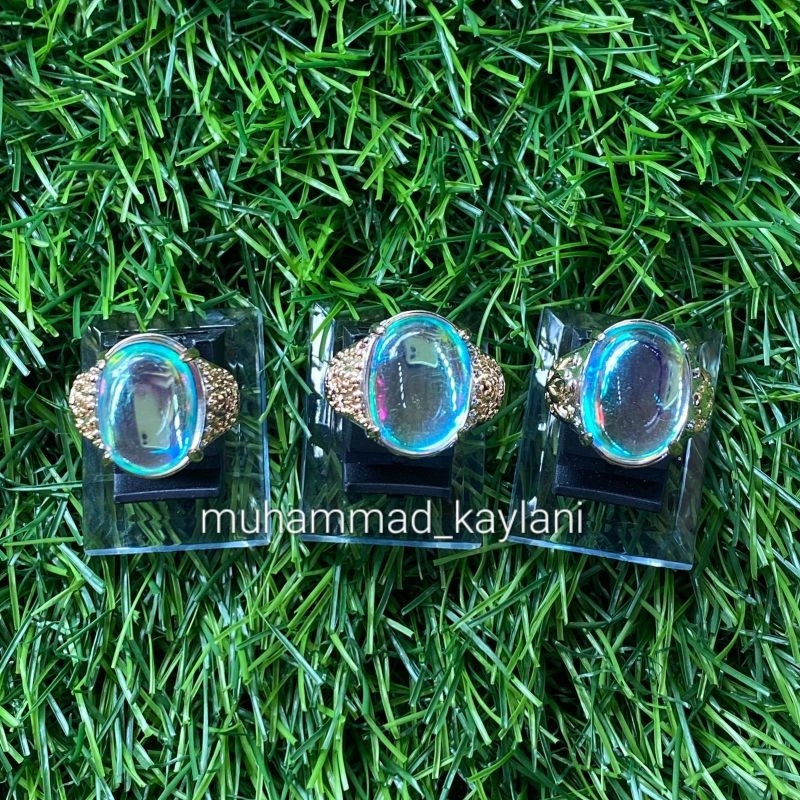 cincin batu akik kalimaya india (S)