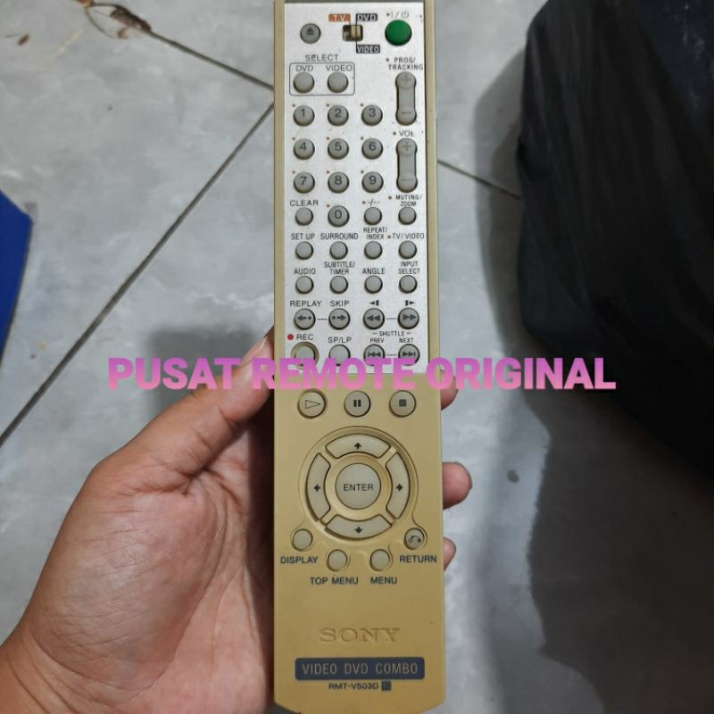 REMOTE REMOT SONY DVD COMBO RMT-V503D ORIGINAL ASLI