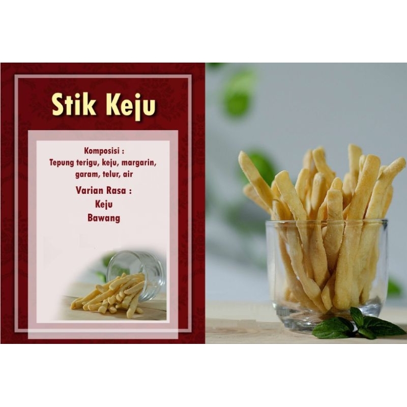 

Cemilan kripik Stick Keju (Cheese Stick)