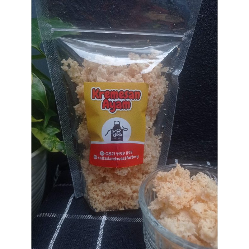 

Kremesan Ayam Kemasan 150 gram