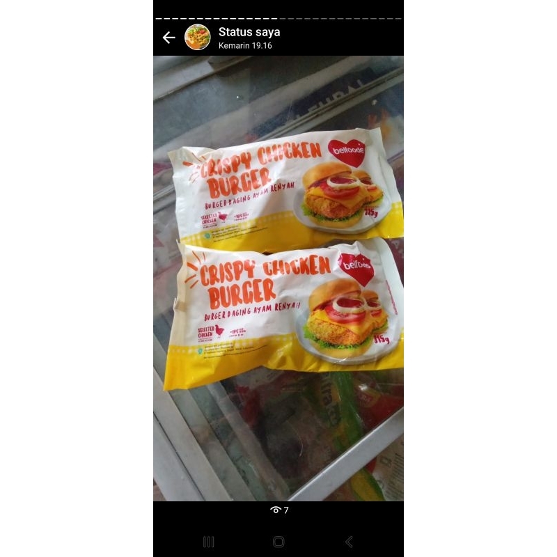 

Belfoods Daging Burger Crispcy isi 6 pcs