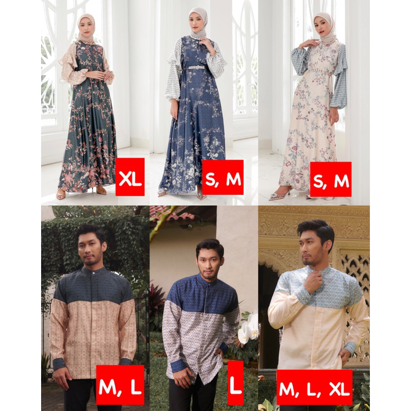 AMARA DRESS DAN KEENAN KOKO ARUNA SERIES BY DIANA RESTU QUEEN DAN CROWN SIZE M L DAN 6