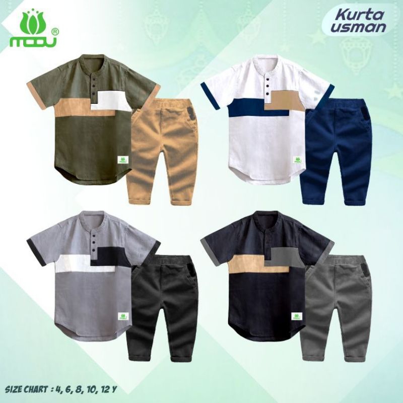 SETELAN KURTA USMAN MOOV