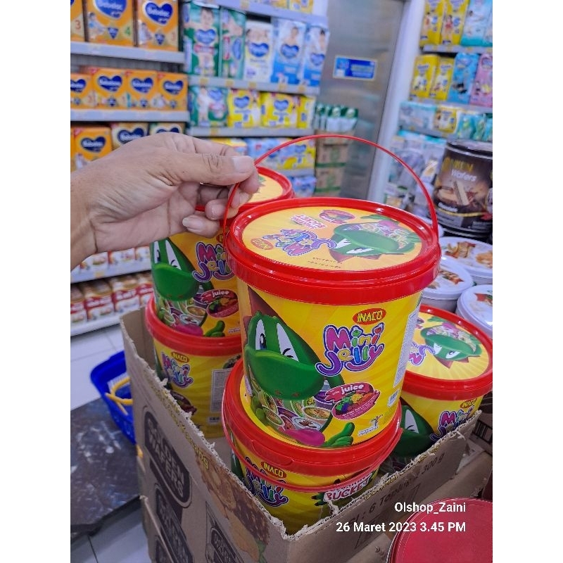 

INACO Mini Jelly sharing bucket ember, Ager isi 50 pcs Cocok utk berbagi