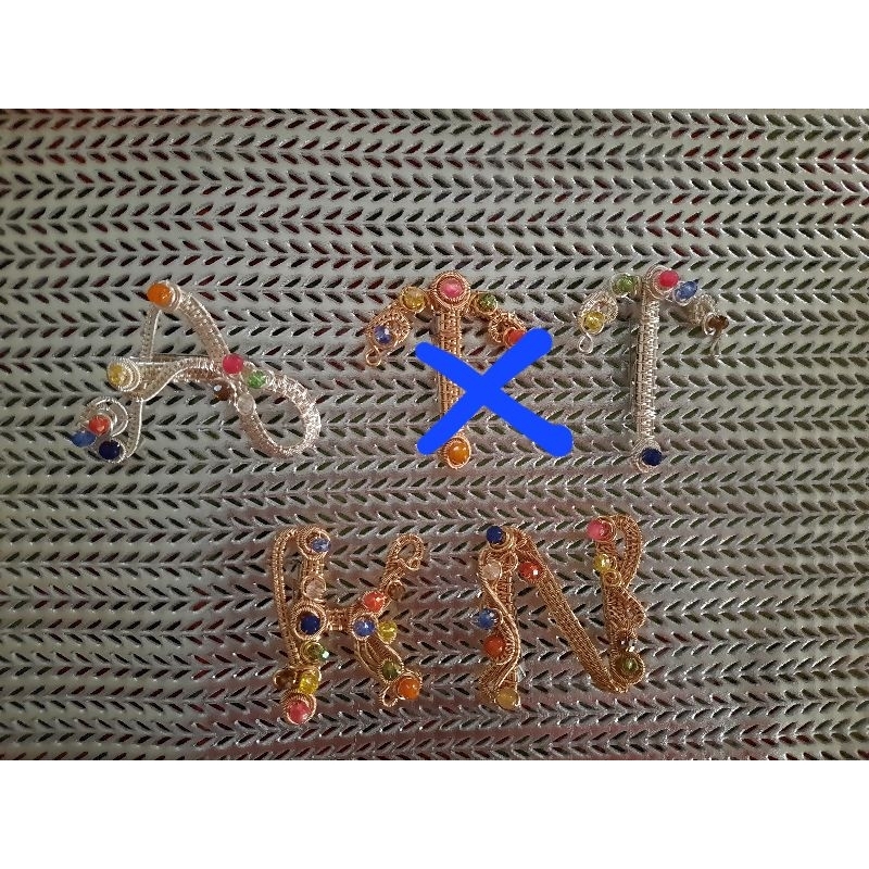Bros wire handmade huruf/ alfabet