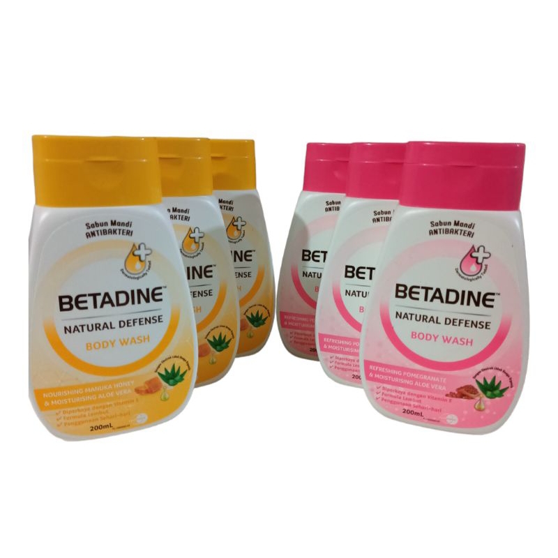 Betadine Body Wash 200ML x 3 Botol [ 600ML ]