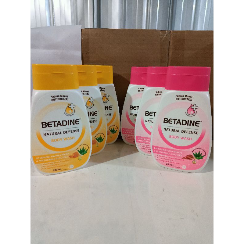 Betadine Body Wash 200ML x 3 Botol [ 600ML ]