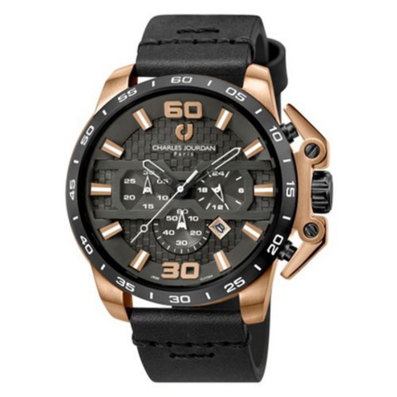 JAM TANGAN PRIA CHARLES JOURDA CJ1044-1535C CRONOGRAPH ORIGINAL GARANSI RESMI 1 TAHUN