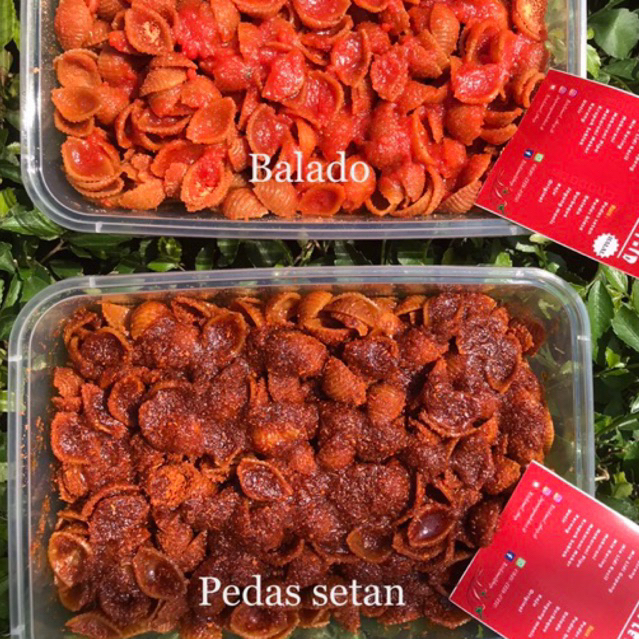 KERANG (BOX & POUCH) BUMBU BASAH/ KERANG PEDAS VIRAL / JAJAN PEDAS Rizkimelshop.id