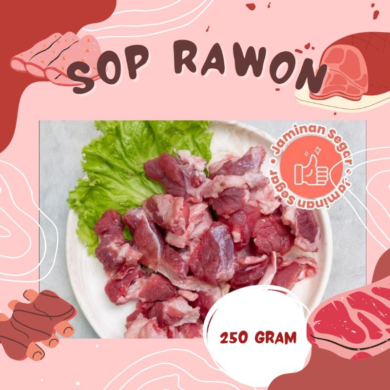 

Daging Segar Sop Rawon 250gr