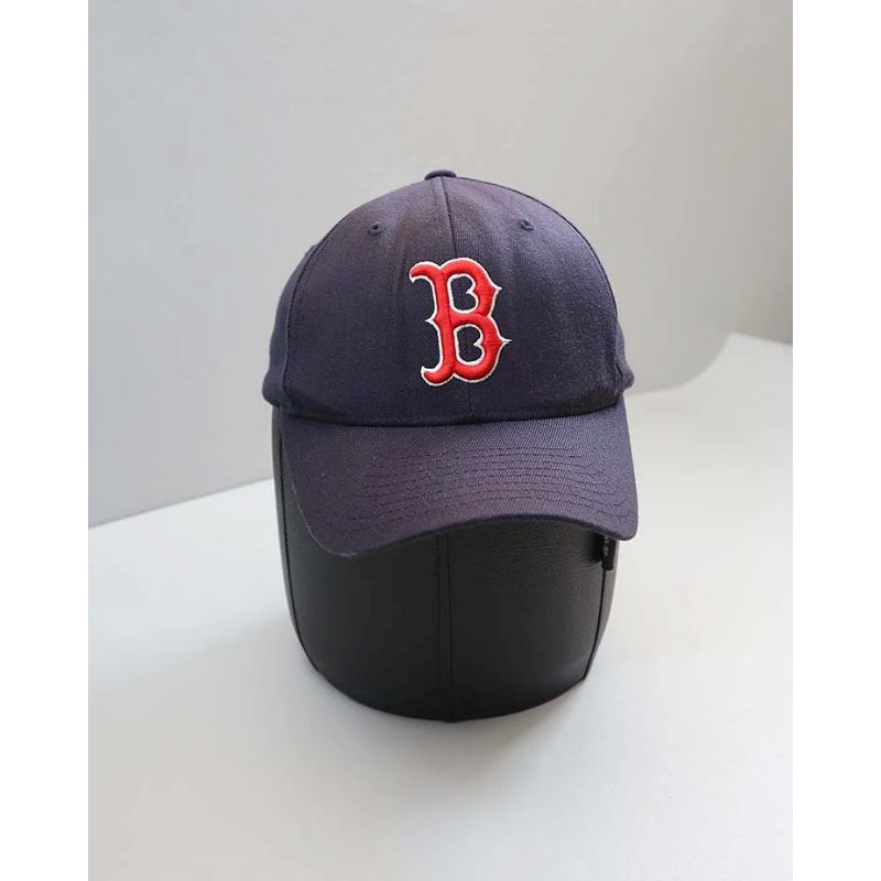 TOPI MLB BOSTON BRANDED ORIGINAL BASEBALL BISBOL BIRU NAVY