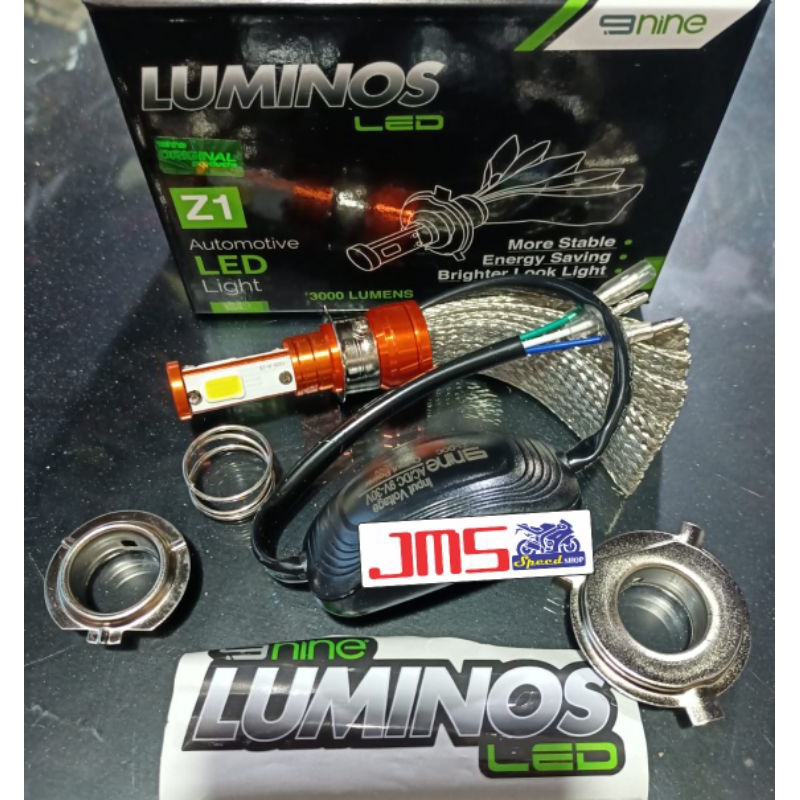 lampu utama led Z1 9nine luminos led cocok semua motor vixion cbr r15 R15 ninja 250 mio miom3 beat vario pcx150 adv150 beat deluxe aerox nmax