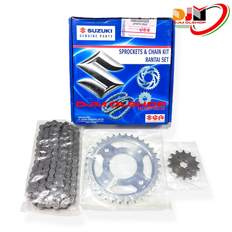 Gear Set Paket Suzuki Axelo - Titan Original SGP 27000-10J00-KIT