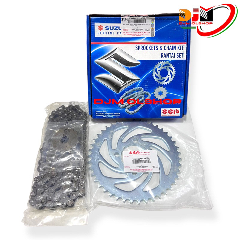 Gear Set Satria 2tak 120 Gir Paket Satria 2T Original SGP 27000-21861-KIT