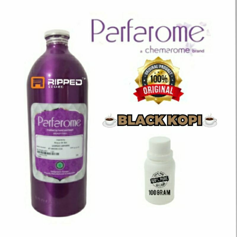 (100ML) KOPI HITAM BIBIT PARFUM MURNI BLACK COFEE BY PARFAROME ORIGINAL