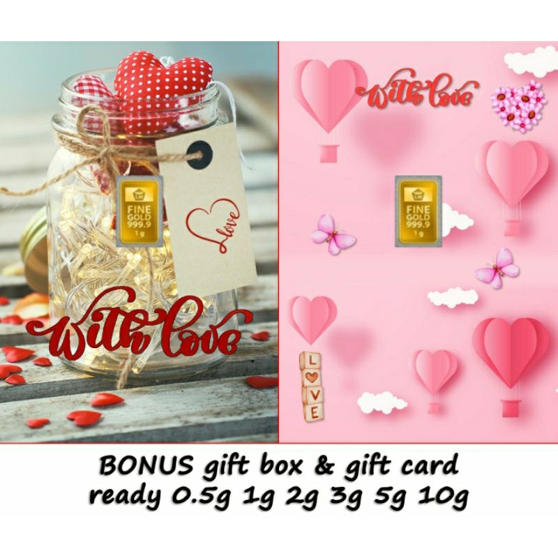 LM Emas Antam Hampers With Love Gift Series Custom