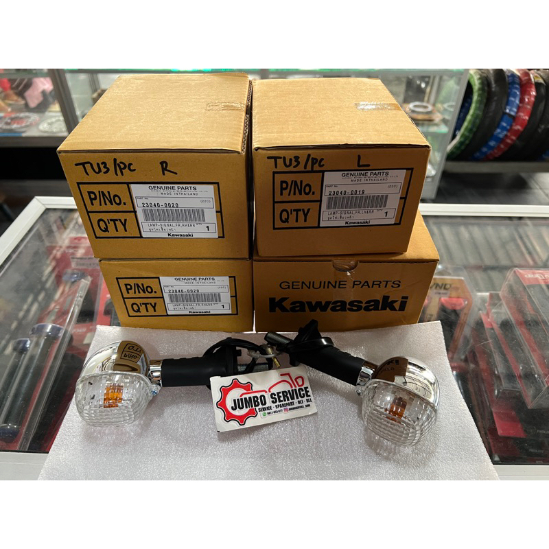 Lampu Sen Sein Depan Belakang Ninja R SS Sepasang Original Kawasaki