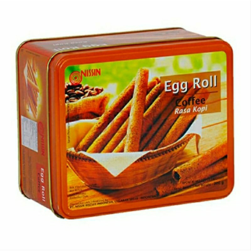 NISSIN Egg Roll Coffe Kotak 300 gr
