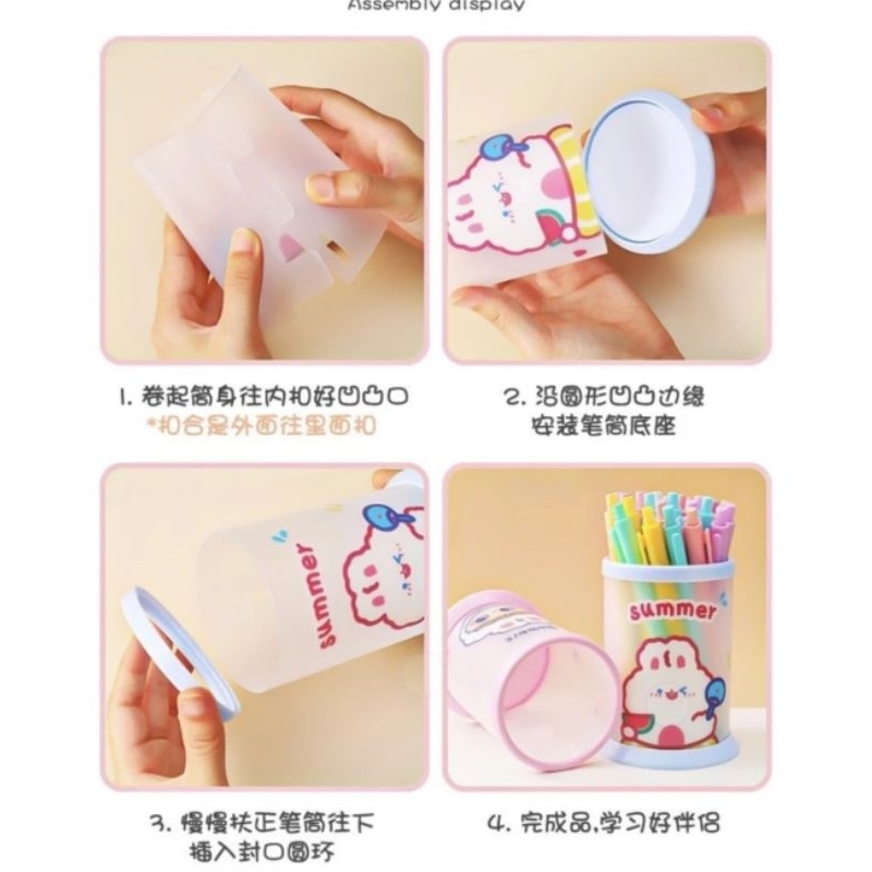 DIY Tempat Pinsil Tabung