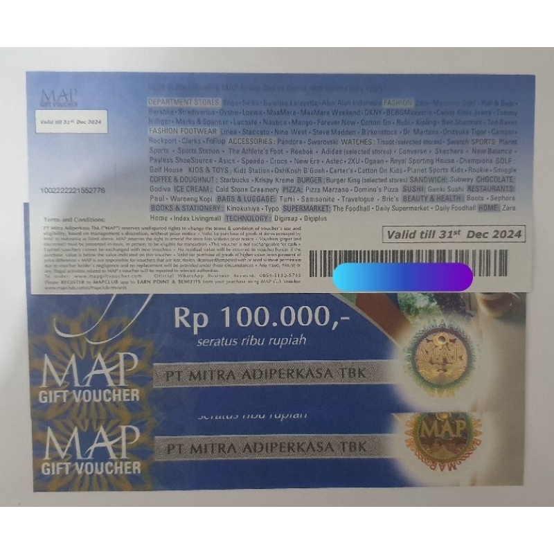 Voucher MAP