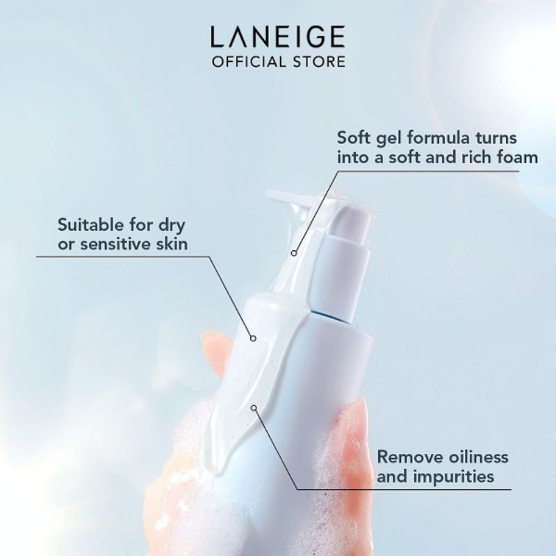 Laneige Water-Bank Blue HA Cleansing Gel 200ml / Hyaluronic