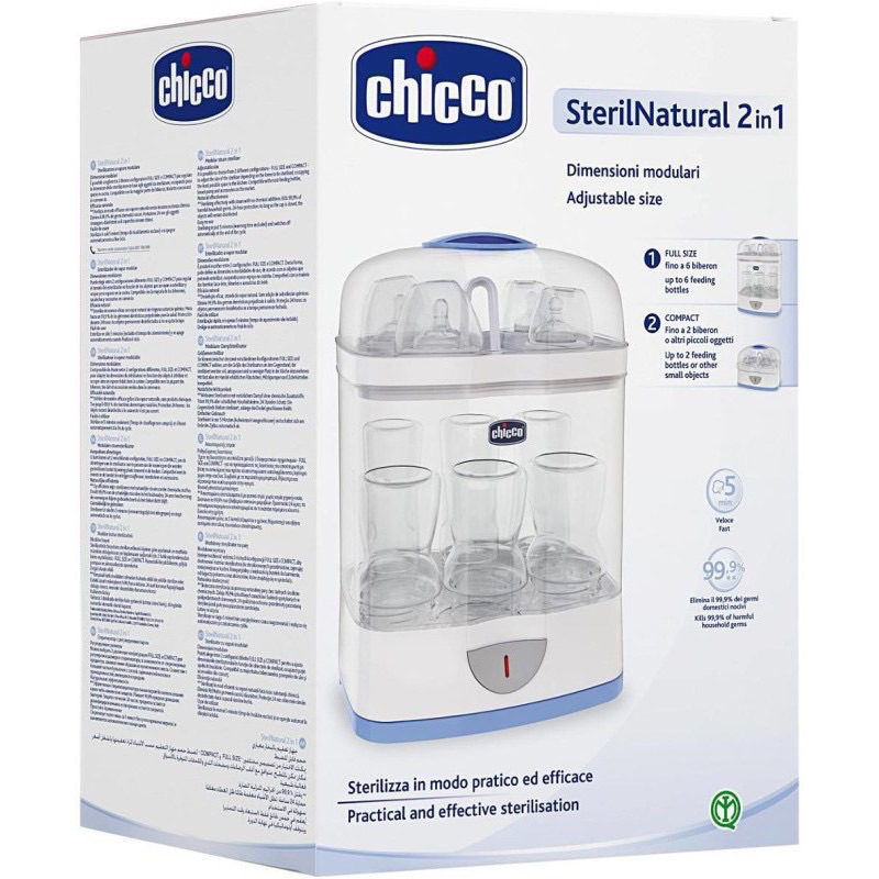 CHICCO sterilizer botol bayi 2 in 1 (TANPA DUS)