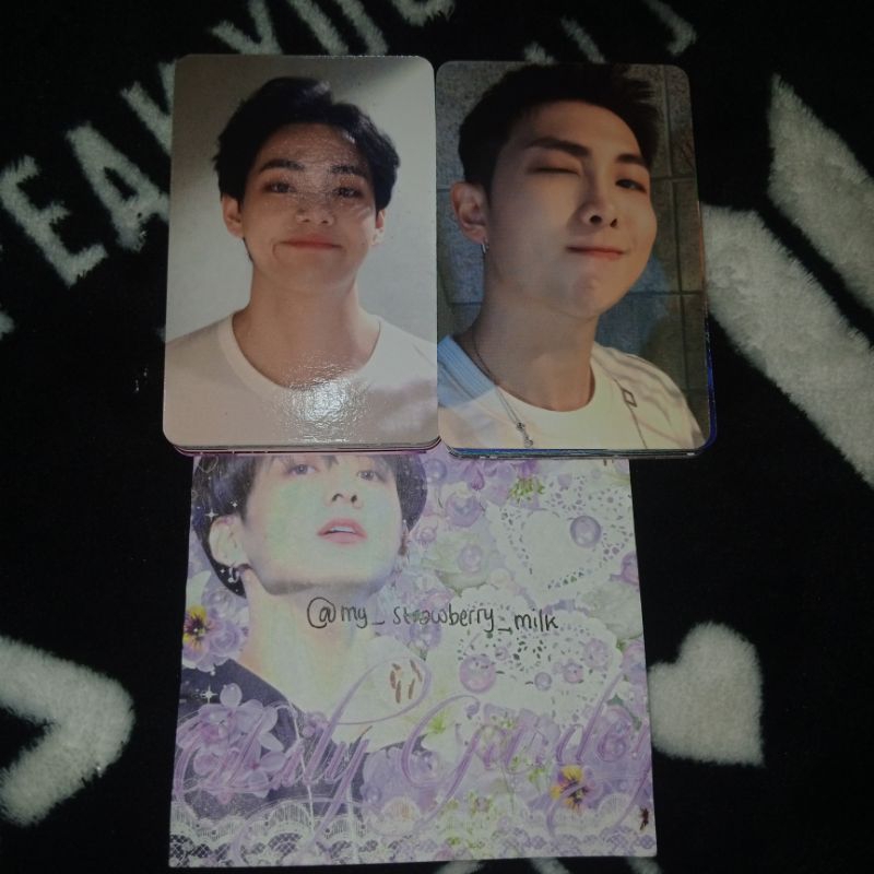 (Mohon Baca Deskripsi) Bundle WTS PC BTS V Taehyung Kaos Putih RM Dicon 101 part 2 102 Murce Officia