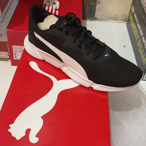 SEPATU PUMA RUNNING BLACK ORIGINAL SPORT STATION