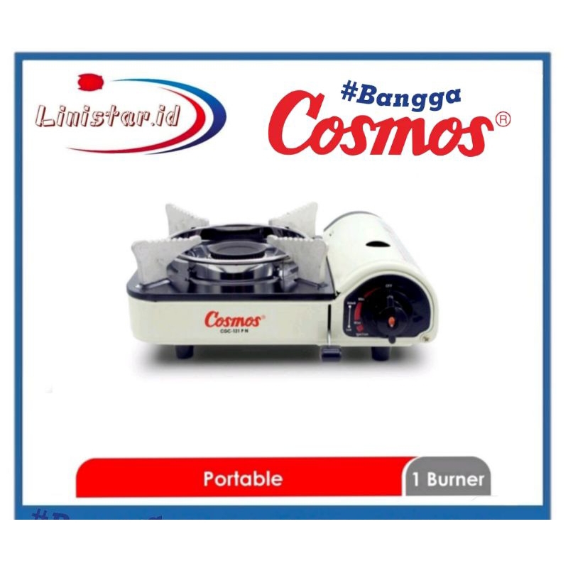 KOMPOR PORTABEL COSMOS 1 TUNGKU CGC 121PN  kompor gas portable