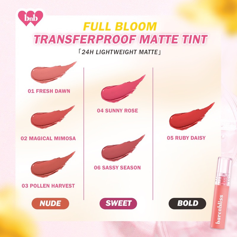 BNB Barenbliss Full Bloom Transferproof Matte Tint