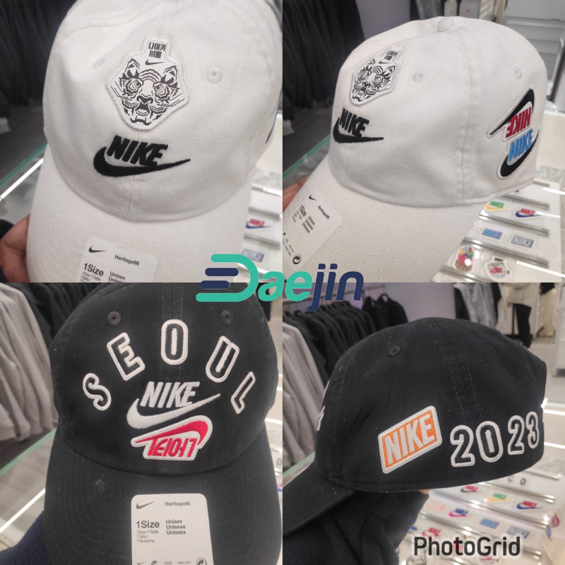 PO JASTIP KOREA NIKE By You Seoul Cap Hat topi Custom patch