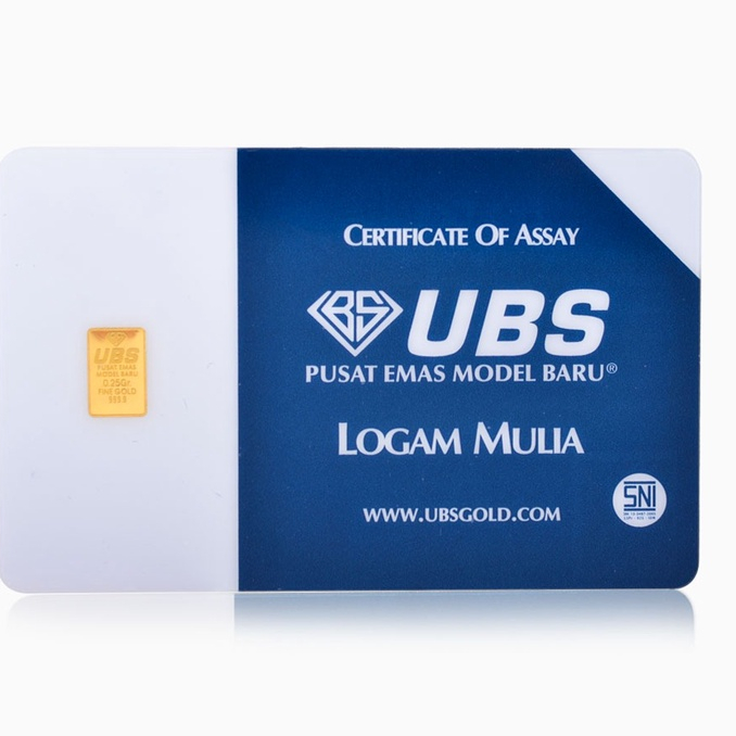 0.25 Gram UBS terbaru CS