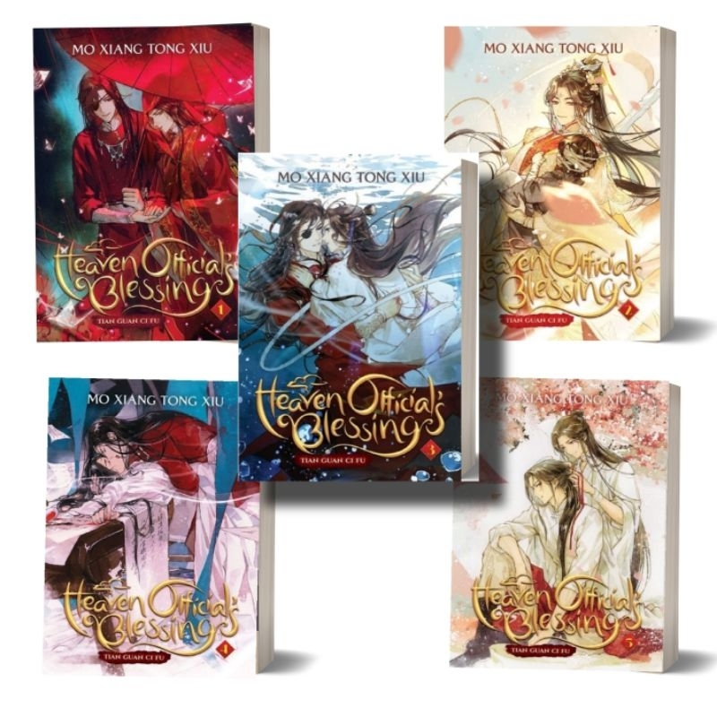 Heaven Official's Blessing: Tian Guan Ci Fu (Novel) Vol. 1, 2, 3, 4, 5 A Novel Mo Xiang Tong Xiu