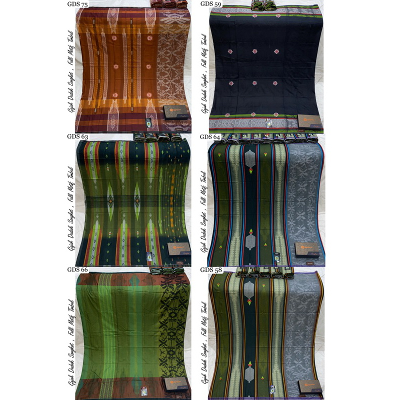 Sarung Gajah Duduk Songket Jacquard Dobby Full Motif Timbul motf BHS Jaguar SIF