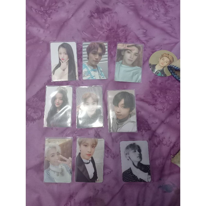 PHOTOCARD KPOP PC , haechan punch pc , taeyong kick it set pc,wonyoung bloomiz pc izone, mark regula